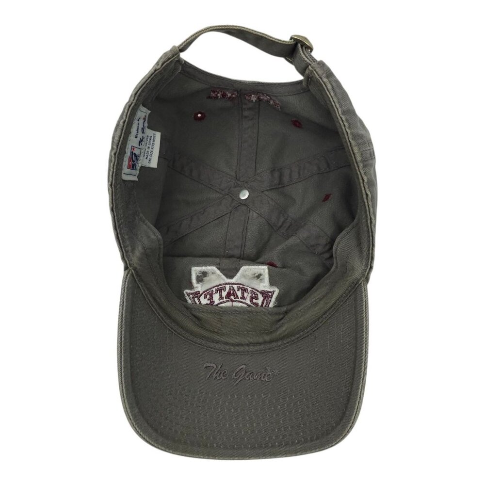 Mississippi State Bulldogs Strapback Cap Hat Embroidered Patch Baseball The Game - Picture 5 of 13